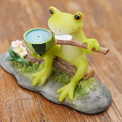 Amazon.co.jp: アジアン バリ 雑貨 ♪腰掛け歯磨きカエルくん