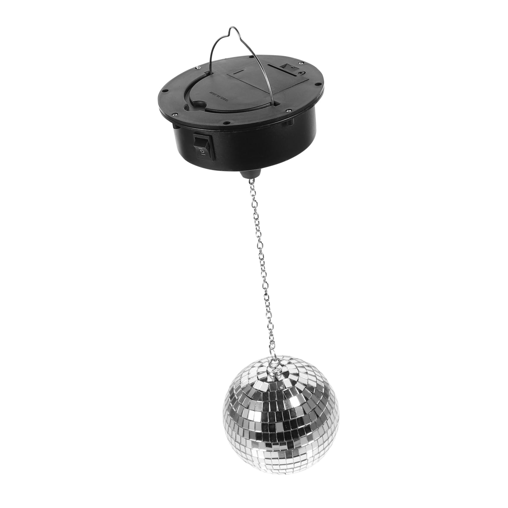TEHAUX Mirror Disco Ball Decoration Rotatable Ball Light Stage Rotatable Light Decoration