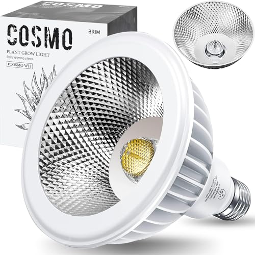 【グリーンアドバイザー推薦】BRIM(ブリム) COSMO 植物育成ライト LED フルスペクトル 高PPFD 高力率 高演色性 植物用LEDライト 省エネ設計 長寿命 E26口金 反射板&集光レンズ付き (WH (22W)暖色系 (4000K)) 【グリーンアドバイザー推薦】BRIM(ブリム) COSMO 植物育成ライト LED フルスペクトル 高PPFD 高力率 高演色性 植物用LEDライト 省エネ設計 長寿命 E26口金 反射板&集光レンズ付き (WH (22W)暖色系 (4000K))