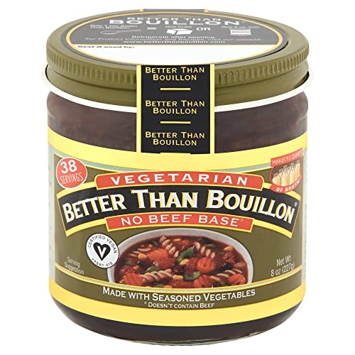 Better Than Bouillon 0098308225829 Vegetarian No Beef Base, Made With Seasoned Vegetables thumb #1