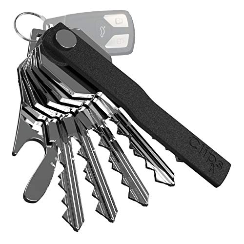 Clips Mini Key Organizer Smart Compact Holder Keychain Made of Robust Aluminum & Stainless-Steel Alloys, Pocket Clip Organizer Up to 12 Keys- New Patented Design, Includes Bottle Opener