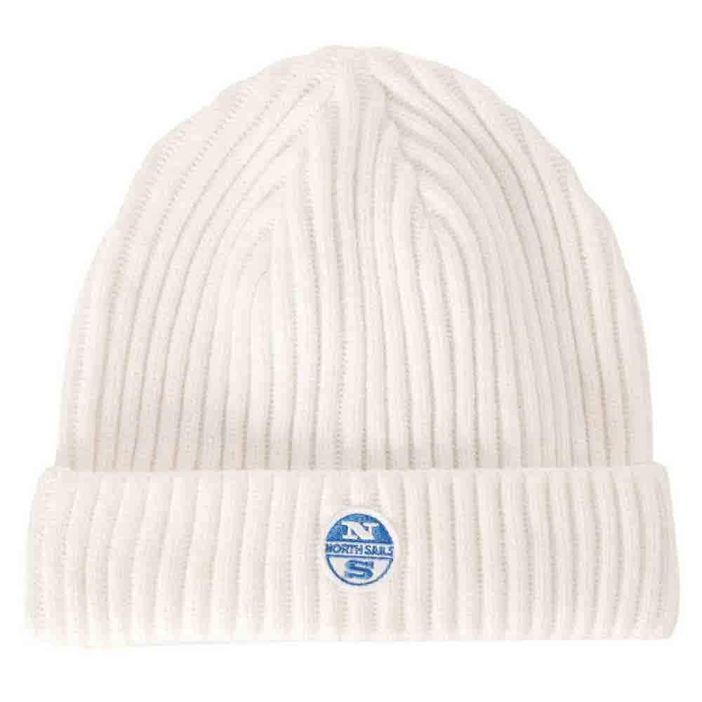 North Sails Men's Marshmallow Beanie W/Logo Cold Weather Hat Not Applicable, One Size