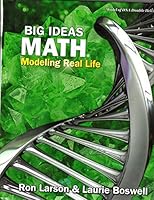 Big Ideas Math; Modeling Real Life, Grade 6 Advanced, Model of Glucose, c. 2019 9781642450637, 1642450634 1635988977 Book Cover