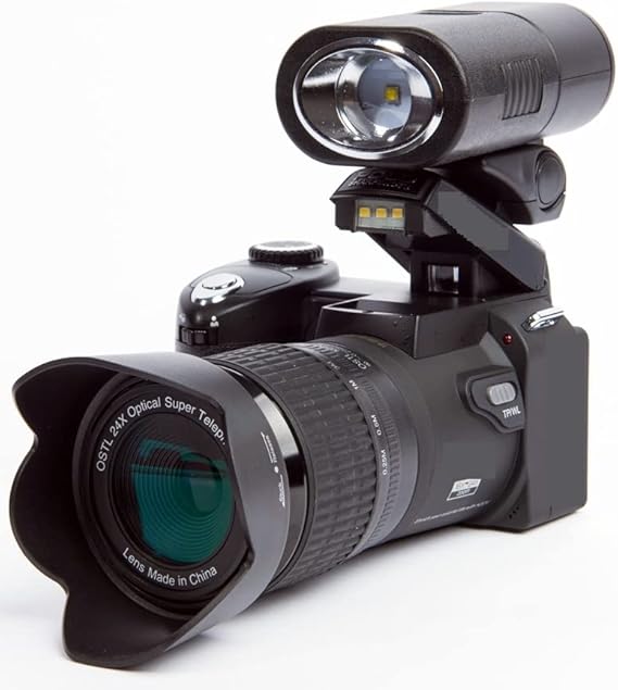 Amazon.co.jp 4 Kカメラ 広角デジタル カメラ 24X 光学ズーム望遠レンズ1080P HD ビデオカメラ 3