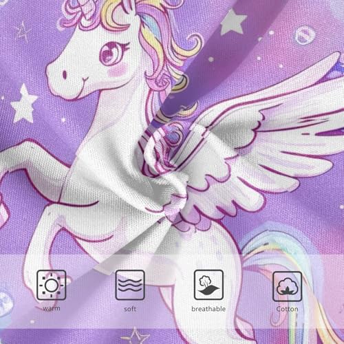 Cute Unicorn Underwear Toddler Girl, Cotton Underwear for Girls, 2T–8 Years3