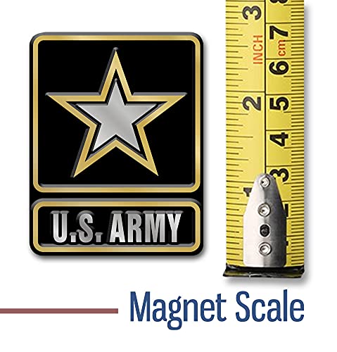 Set de 3 imanes de ejército U.S. Army de goma vintage miniatura 3