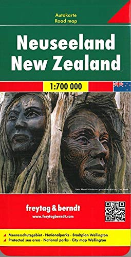 Neuseeland, Autokarte 1:700.000: Wegenkaart 1:700 000 / 1:15 000 (freytag & berndt Auto + Freizeitka Neuseeland, Autokarte 1:700.000: Wegenkaart 1:700 000 / 1:15 000 (freytag & berndt Auto + Freizeitka