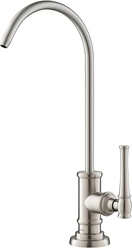 Kraus KPF-3121BG Allyn - Grifo de cocina (puente transicional) con cabezal de pulverización extraíble, color dorado cepillado