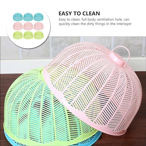 Couvercle en plastique réutilisable anti-mouche pour vos plats