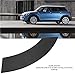 Wheel Arch Cover Trim Rear Right and Left Wheel Arch Wheel Arch Wheel Eyebrow Scratch Protection Car Exterior Wheel Eyebrow Compatible with Cooper 5 Door Hatchback F55(Rear left (51777329031))