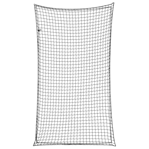 vidaXL Filet pour remorque avec Corde élastique Noir 3,5x2 m PP, Filet de Chargement, Filet de Chargement pour remorque, Couverture de remorque en Maille