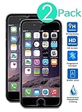 Apple iPhone 6 PLUS Tempered Glass Screen Protector Anti-bubble Anti-scratch & Anti-fingerprint 0.3mm Ultra Thin 9h Hardness 2.5d Round Edge [Get This Item Free- Limited Promotional Offer]