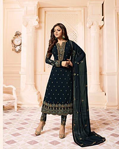 Image of Delisa Indian /Pakistani Wedding Partywear Plus Size Pant Salwar Kameez Ready to Wear Salwar Suit for Womens 01
