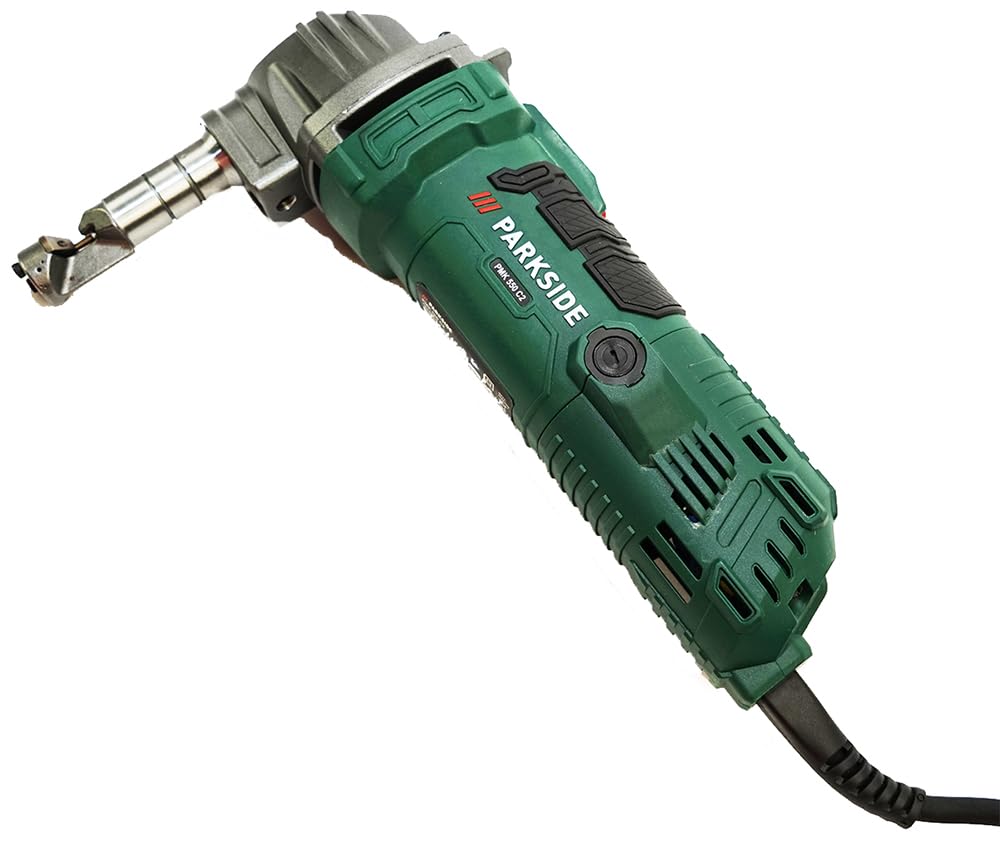Zestaw PSIDE® – nożyce do cięcia blachy PARKSIDE® PMK 550 + brelok PSIDE®