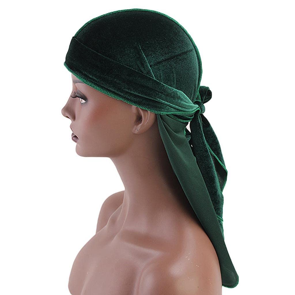 Set di 9 Cappelli Bandana in Velluto Da Uomo, Musulmani, per Chemioterapia