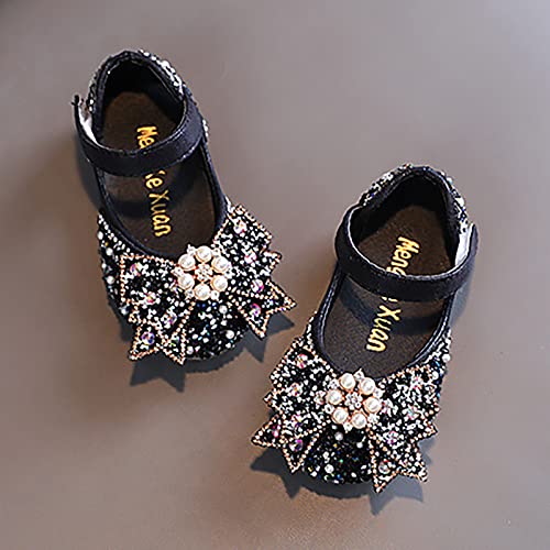 Girl Size 1 Boots Summer Children Dance Shoes Girls Dress Performance Princess Shoes Light Breathable Sequins Pearl Bow4