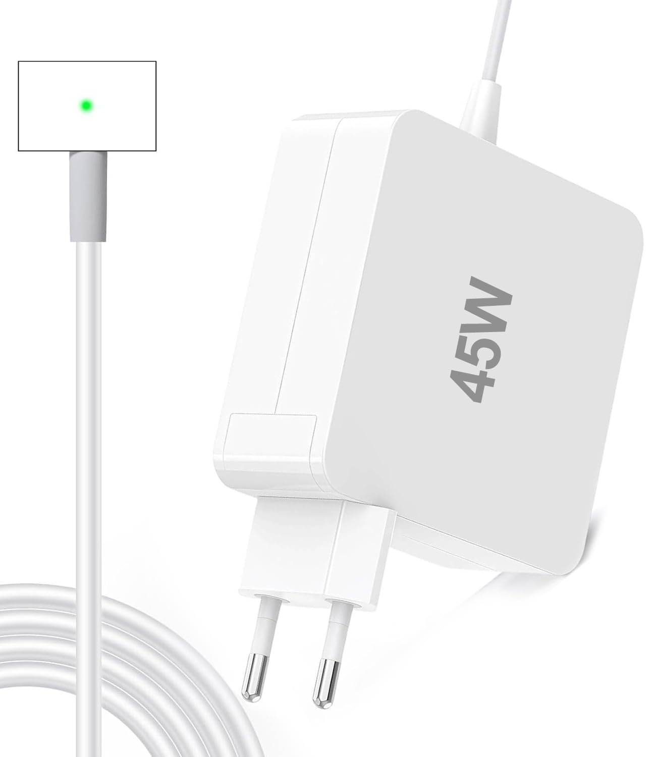 Cluvox Caricabatterie Mac-Book Air,Adattatore di Alimentazione Mac-Book T-Tip 45W Compatibile con 11 pollici e 13 pollici (2012-2017) Caricabatterie A1435,A1436,A1465,A1466,etc Modelli