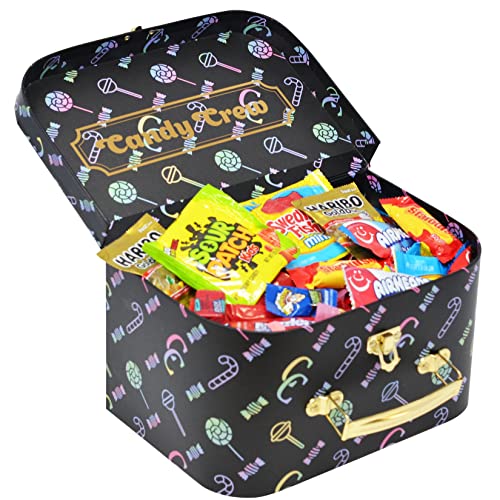 Bulk Candy Variety Pack - Starburst, Fun Size Skittles, Swedish Fish, Air Heads, Jolly Rancher, Sour Punch, Sour Patch Kids, Haribo Gummy Bears & Twizzlers In Reusable Gift Box - Individually Wrapped Gummy Candies - Assortment Of Delicious Mixed Gummy Candy - Pinata, Office, Party Candy Mix - 2 Pounds #TOP17