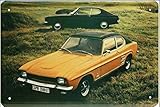 Blechschild 20x30 cm Ford Capri Youngtimer Kult Auto Classic Car Metall Schild