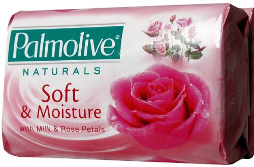 Palmolive Naturals Nourishing Sensation with Milk & Rose Petals Bar Soap, 80 G / 2.8 Oz Bars, 3 in a Pack (Pack of 4) 12 Bars Total