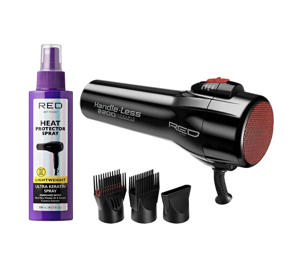 Amazon.com : RED by Kiss Handle-Less 2200W Ceramic Tourmaline Hair