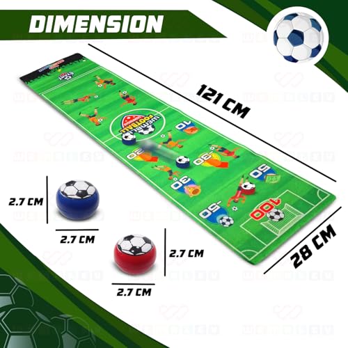 Image of Wembley Striker Board Games Toys for 4+ Year Boy| Flick & Score Kids Activity Engaging Travel Friendly Foldable Mat Indoor Game| Gift Toys for Boys 7-14 Years with 6 Coin Balls