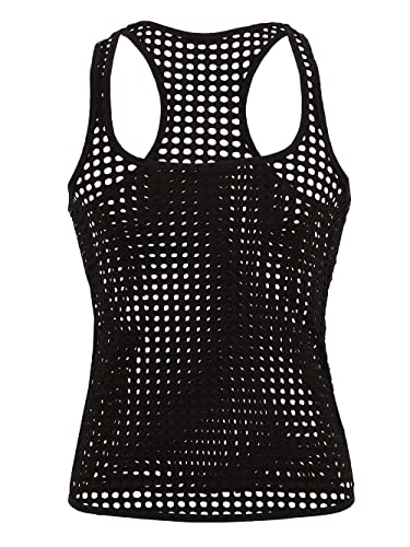 Mendove Men's Mesh See Through Muscle Fishnet Tank Top2