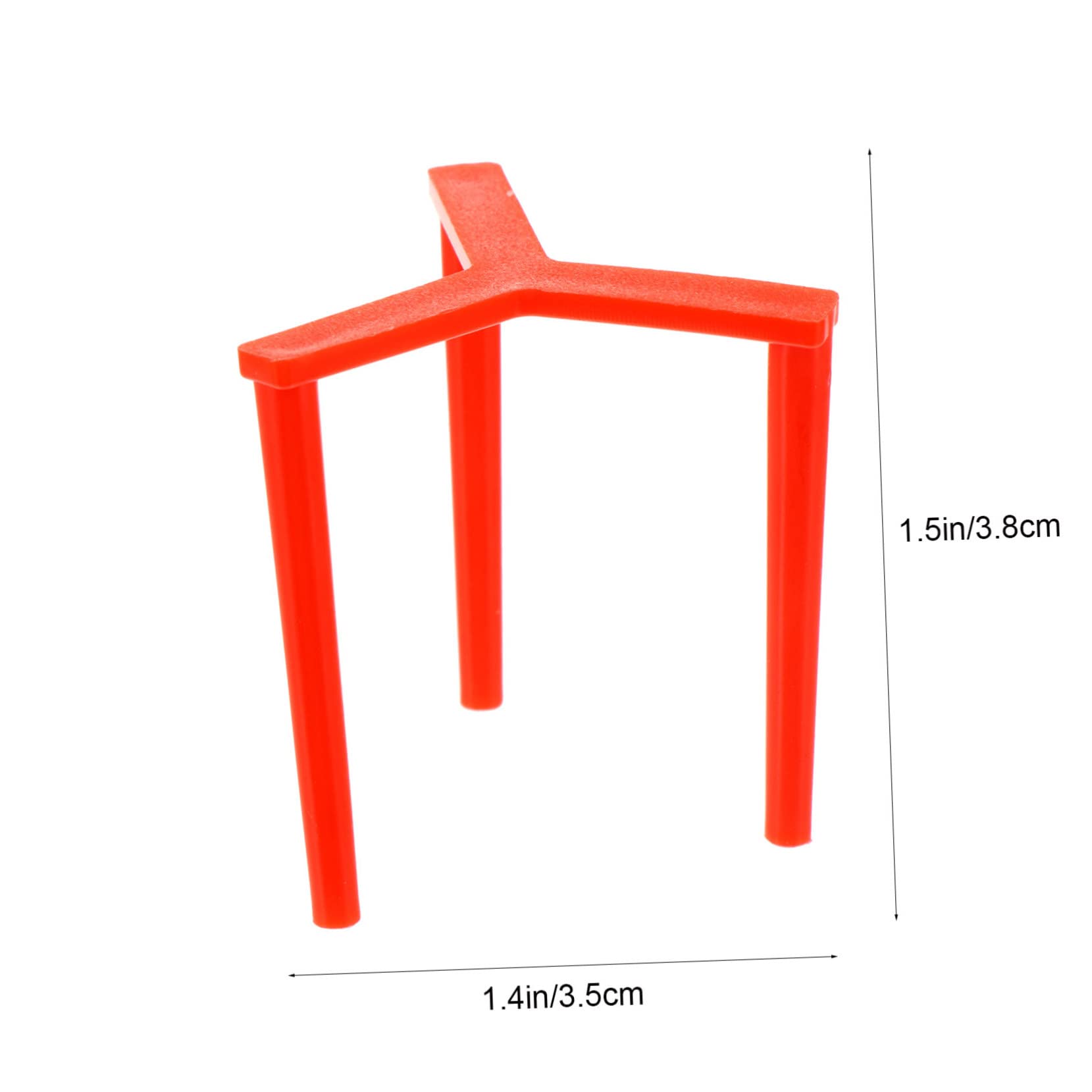 CIYODO Pizza Rack Holder Stand Anti-stick Box 100pcs Pizza Stands Stackable Plastic Tripod for Storage