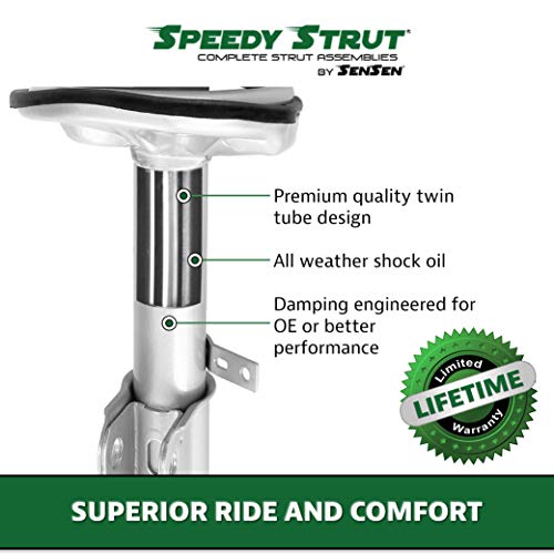 Sensen 105000-Sh Front Rear Left Right Complete Strut Assembly Shocks Compatible/Replacement For 2010-2013 Kia Soul #TOP4