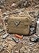 WYNEX Tactical Molle Admin Pouch of Double Layer Design, Admin Pouches Molle Attachment Military Medical EMT Organizer with Map Pocket EDC EMT Pack IFAK Tool Holder Universal U.S.A Patch Included