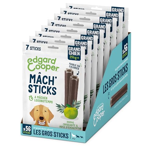 Bâtonnets Edgard Cooper eucalyptus et pomme pour grand chien - 9