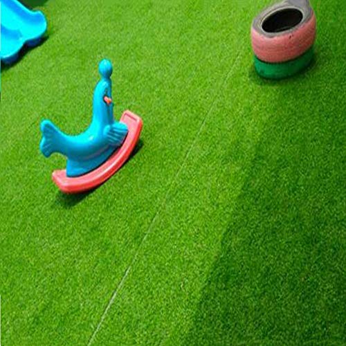 Gazon artificiel 15 mm de haut fausse pelouse jardin rouleau tapis vert extérieur 2x7m