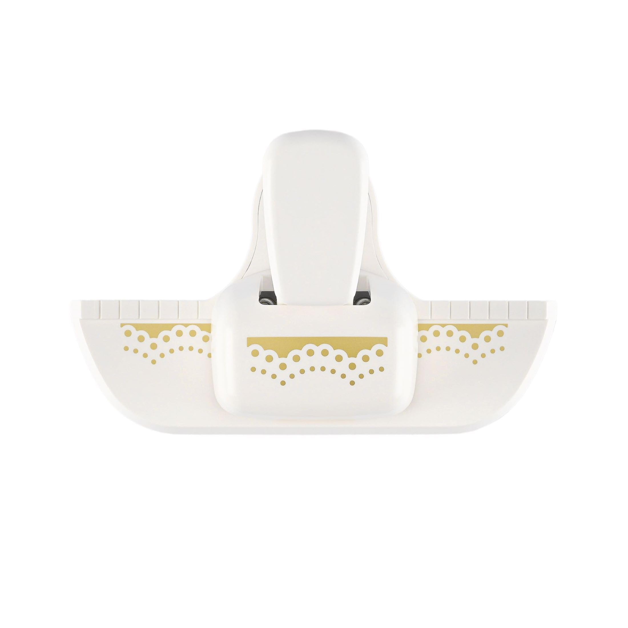 Vaessen CreativeBorder Punch - Lace Doily - 1,5 x 4,3 cm - Circle Punch for Card Making and Crafting