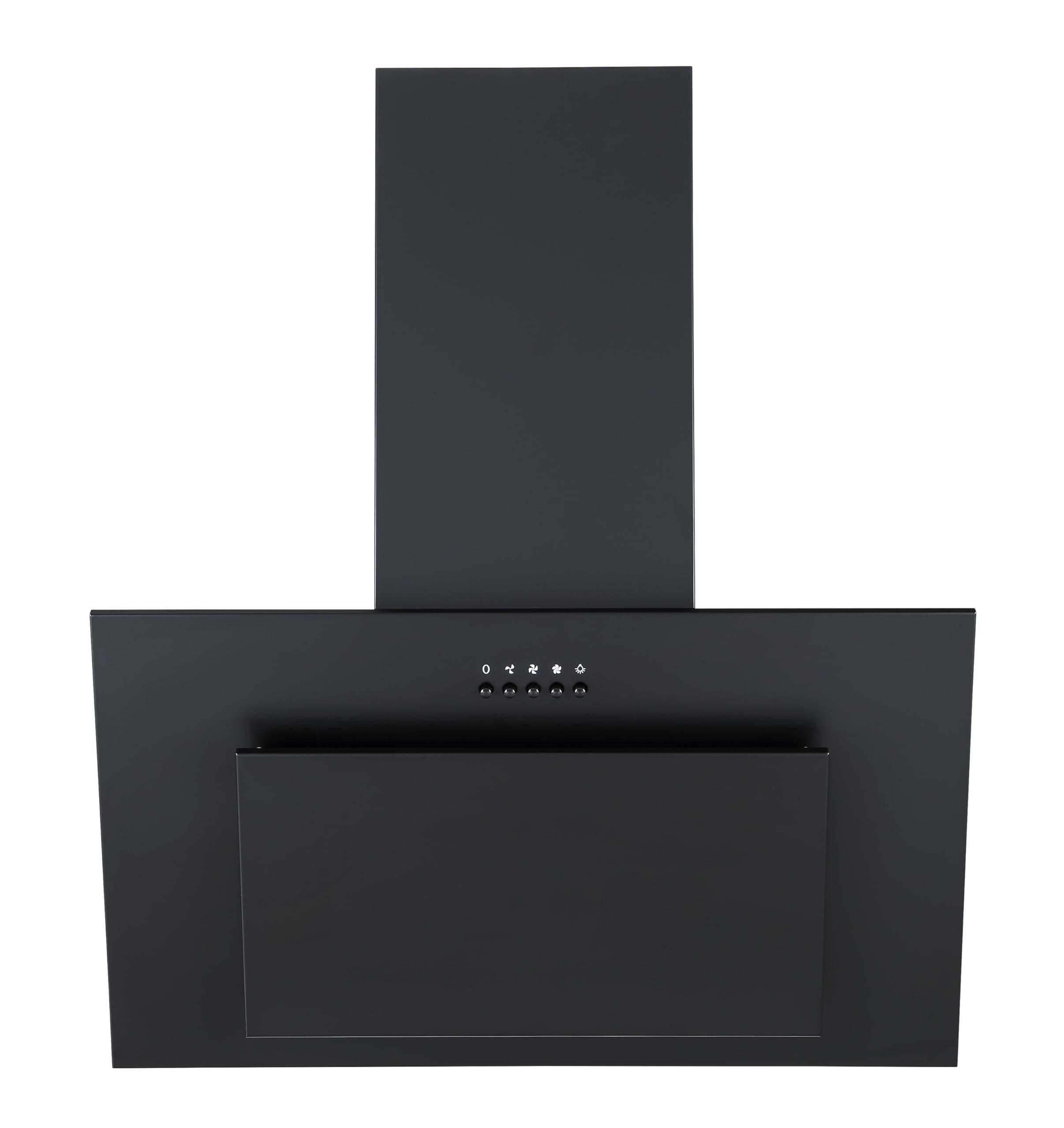 PKM Schräghaube S13-60BBPH 60 cm breit Abluft und Umluft 67 Watt Schwarz