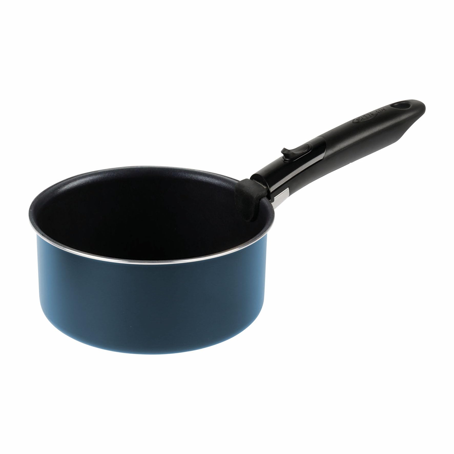 Sitram 714251 Batterie de Cuisine 10 Pièces Aluminium Bleu Mat – Poêles Ø20/24/28 cm + Casseroles Ø16/18/20 cm + 3 Couvercles Verres – Manche Amovible Sitramovible – Tous Feux dont Induction