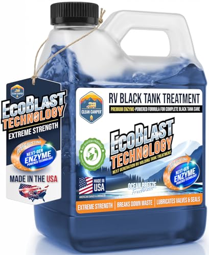 Clean Camper Extreme Strength RV Black Tank Treatment Liquid, 32