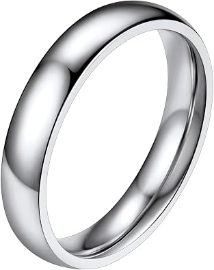 PROSTEEL Men's Stainless Steel Rings, 2/4/6/8MM Width Band - Send Gift Box