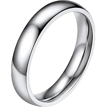 PROSTEEL Men's Stainless Steel Rings, 2/4/6/8MM Width Band - Send Gift Box