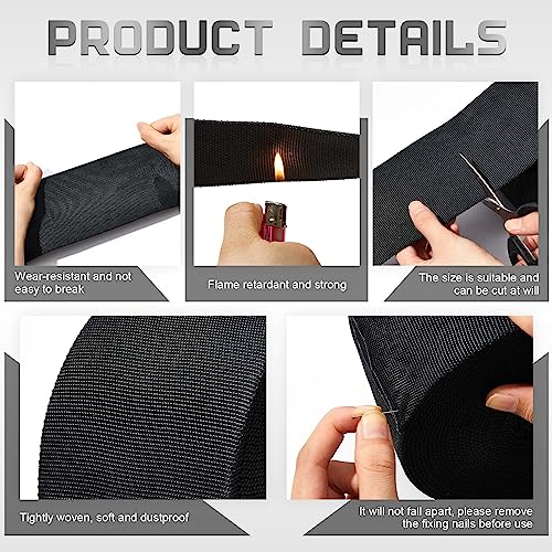 Image of Hanaive 26 ft Nylon Hydraulic Hose Protector Sleeve Tig Torch Cable Cover Black Protective Cover Hose Sheath Hydraulic Wrap Cutting Wire Sheath Sleeve Management Wrap for Cord Tig(2.5 Inch Id)