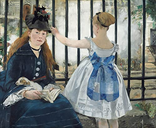 Affiche décorative le chemin de fer de Manet impression d'art grand format
