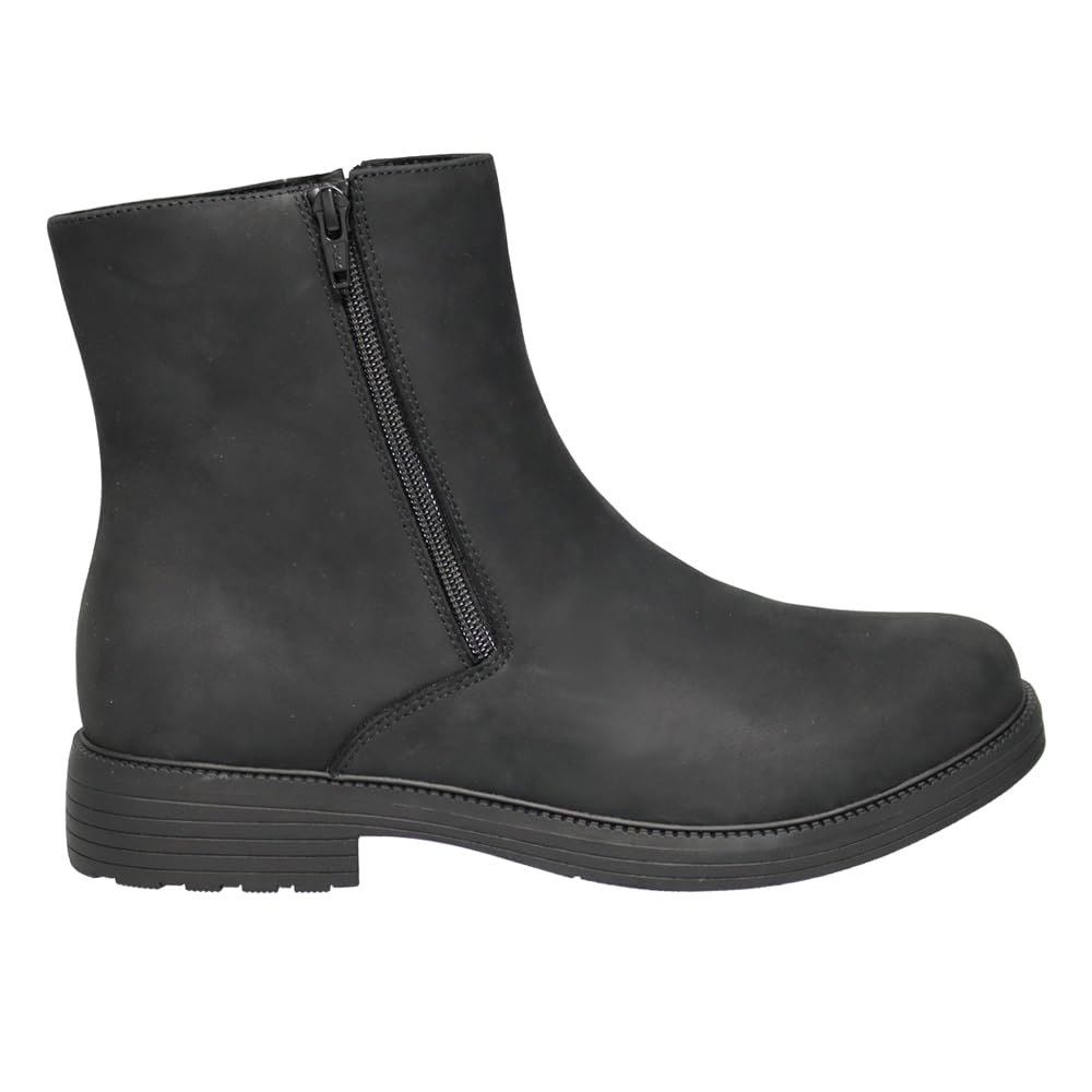 Propét Propet Womens Waverly Round Toe Zippered Casual Boots Ankle Low Heel 1-2