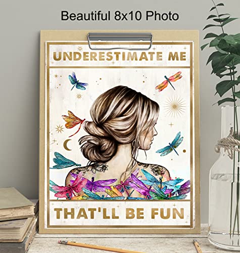 Womens-empowerment-Motivational-poster-Boho-chic-Funny-Saying-for-Wall-Decor-Go-Ahead-Underestimate-Me-Thatll-Be-Fun-Living-room-Dragonfly-Wall-Art-Decor-Teen-Girls-Bedroom-decoration-8×10 Womens empowerment Motivational poster Boho chic Funny Saying for Wall Decor Go Ahead Underestimate Me Thatll Be Fun Living room Dragonfly Wall Art Decor Teen Girls Bedroom decoration 8×10