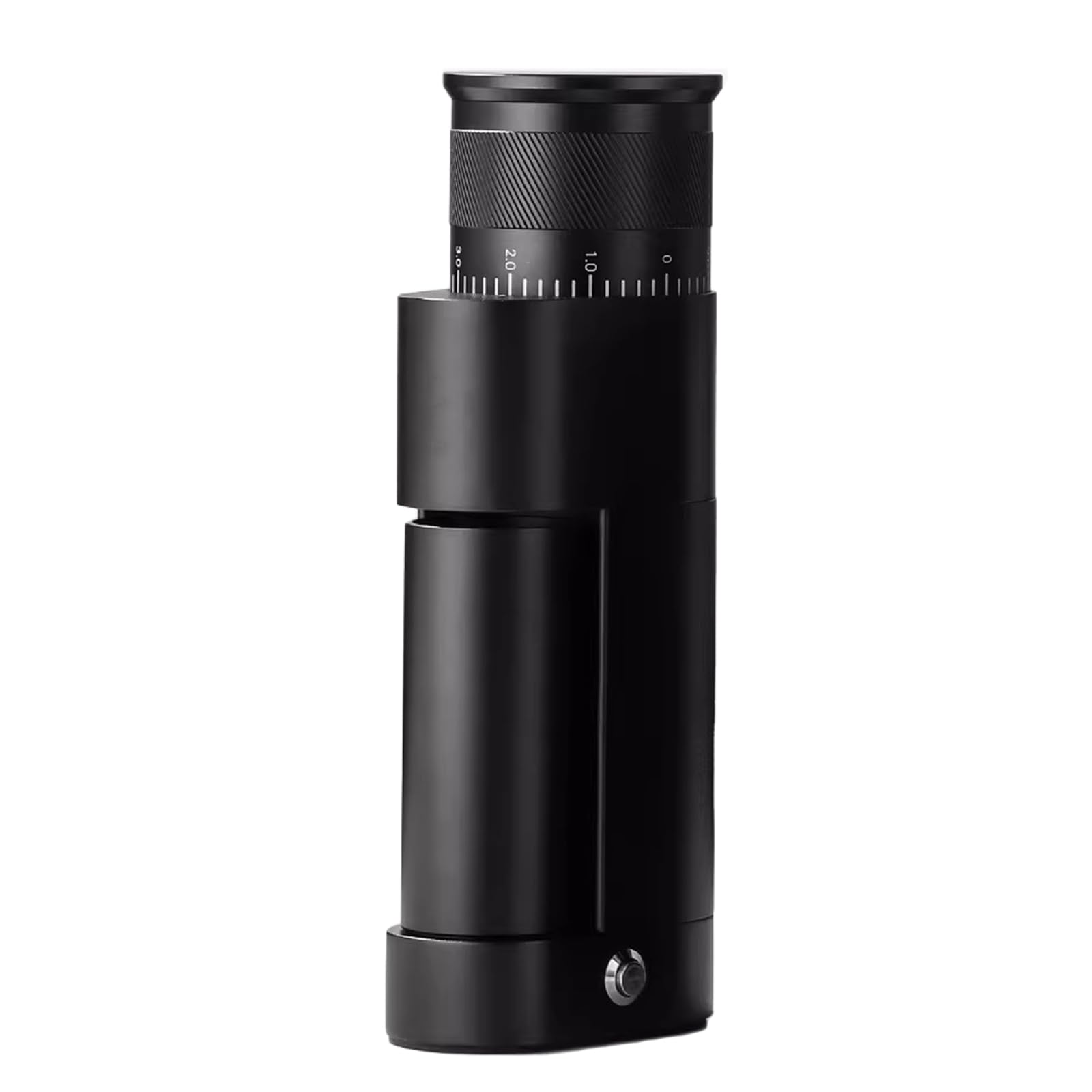 Boozxcv Black Electric Coffee Grinder, 6-Star Conical Burr Grinder With 0.01Mm Stepless Adjustment, Magnetic Bean Lid & Powder Container, For Espresso, Pour Over Brewing (Black)