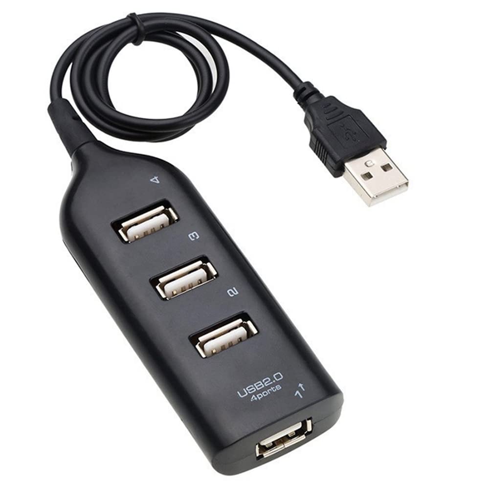 Lyzeous USB Hub 2 0 Multi-USB High Speed Hub Splitter 4-Port USB Hub Adapter for Laptop Receiver Computer
