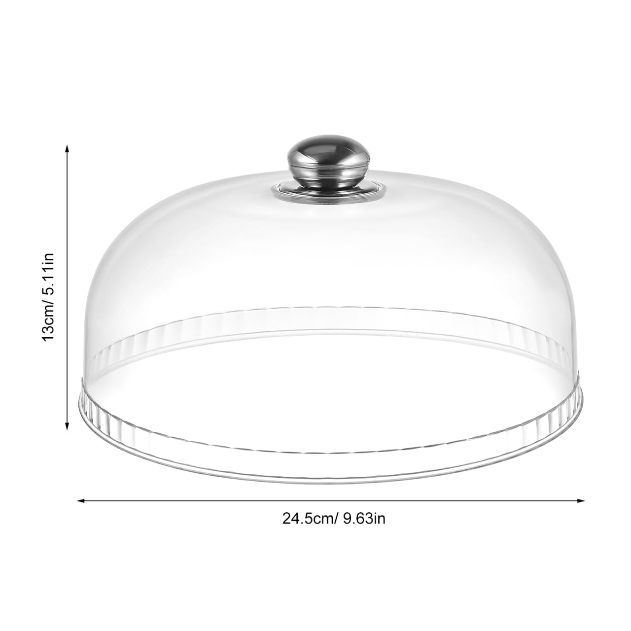 POPETPOP Cloche à gâteau en plastique 30,5 cm pour événements spéciaux et utilisation familiale