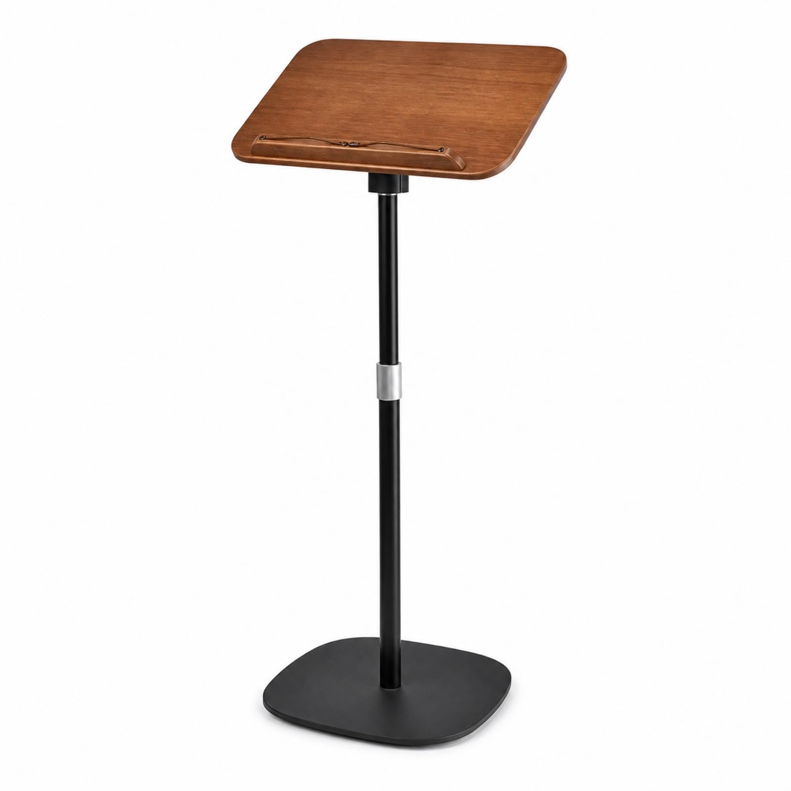 leseständer höhenverstellbar buchständer freistehend ständer mit holzplatte für studenten, musiker, arbeitszimmer, büro, wohnzimmer, 50cm-90cm