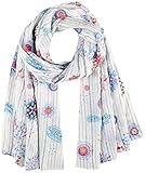 rechteckig Desigual Womens FOU_OCEAN VIBES Fashion Scarf, White, U