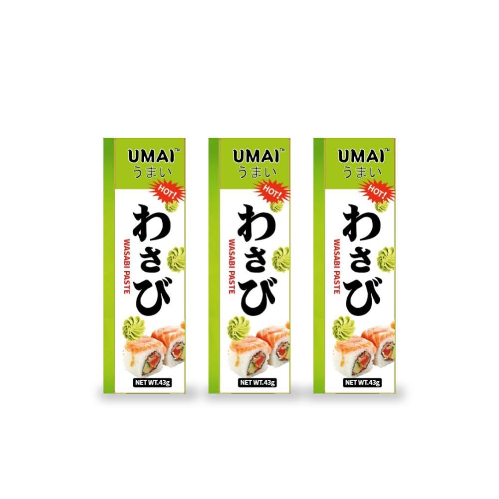 UMAI Wasabi Paste 43g Pack of 3