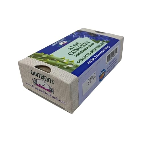 Miniatura 5 de Jabón de consuelda de aloe Montana Emu Ranch Co. Barra de 3.5 oz