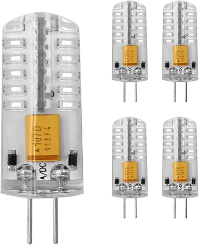 Bombillas LED verdes G4 de 12 V, 24 V, 2,5 W, equivalentes a 20 W, lámpara halógena no regulable, 200 lúmenes, RGB colorido, paquete de 4